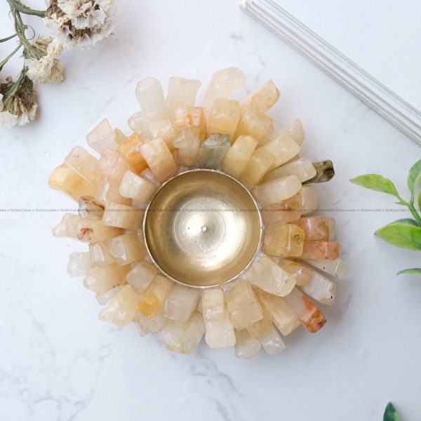 Yellow Aventurine Diyas - Image 4
