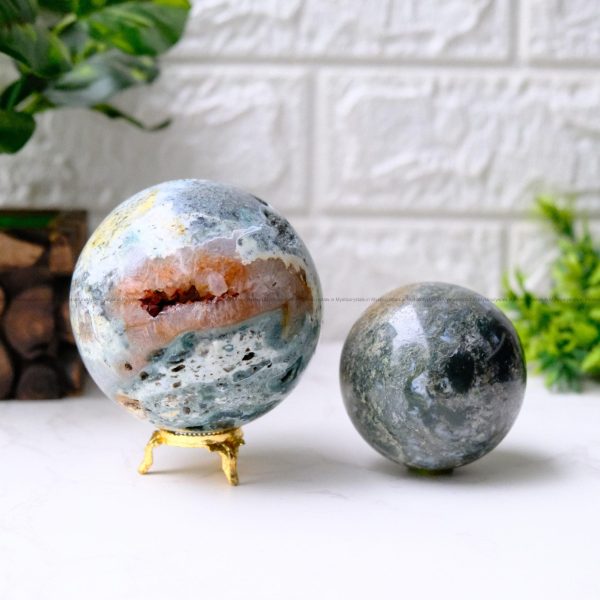 Ocean Jasper Crystal Sphere/Ball - Image 2
