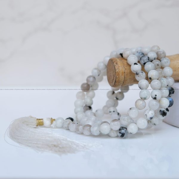 Rainbow Moonstone Mala - Image 3