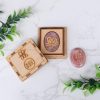 Rose Quartz Zibu Symbol Cabochon