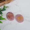 Rose Quartz Zibu Symbol Cabochon