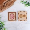 Rose Quartz Zibu Symbol Cabochon