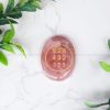 Rose Quartz Zibu Symbol Cabochon