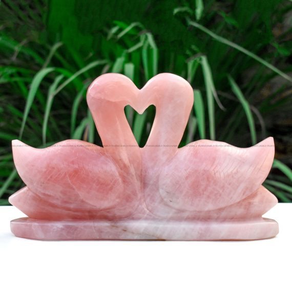 Rose Quartz Joint Mandarin Duck