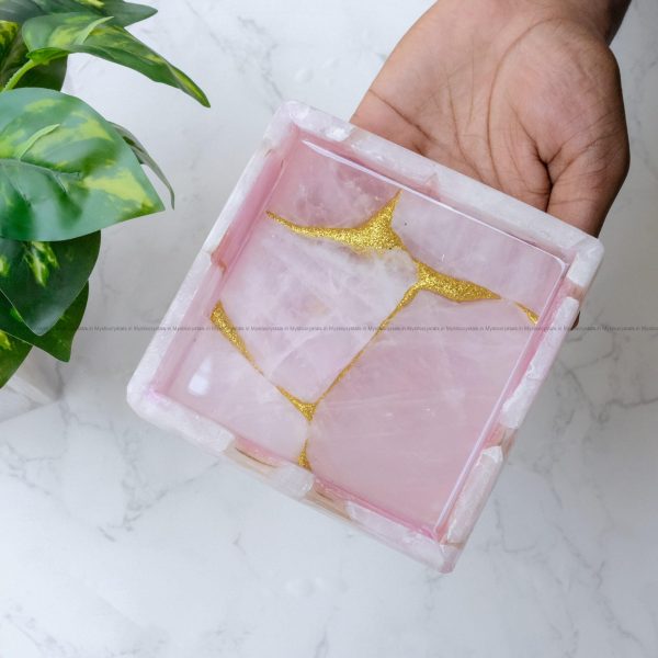 Rose Quartz Glitter Tray - Image 2