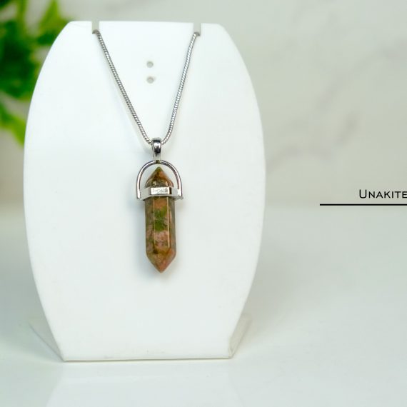 Unakite Pointer Pendant