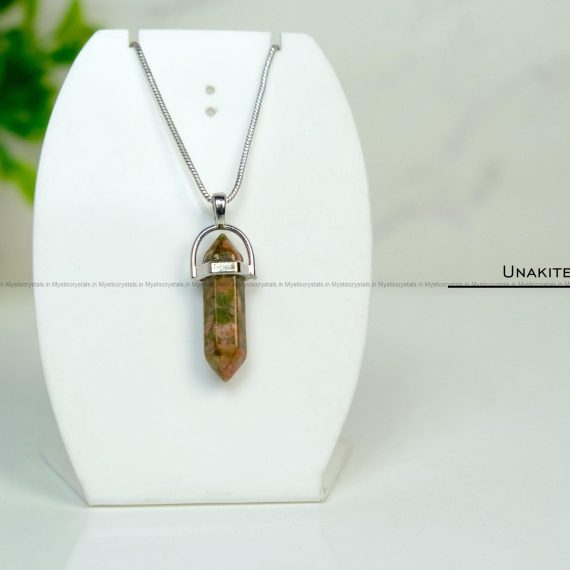 Unakite Pointer Pendant