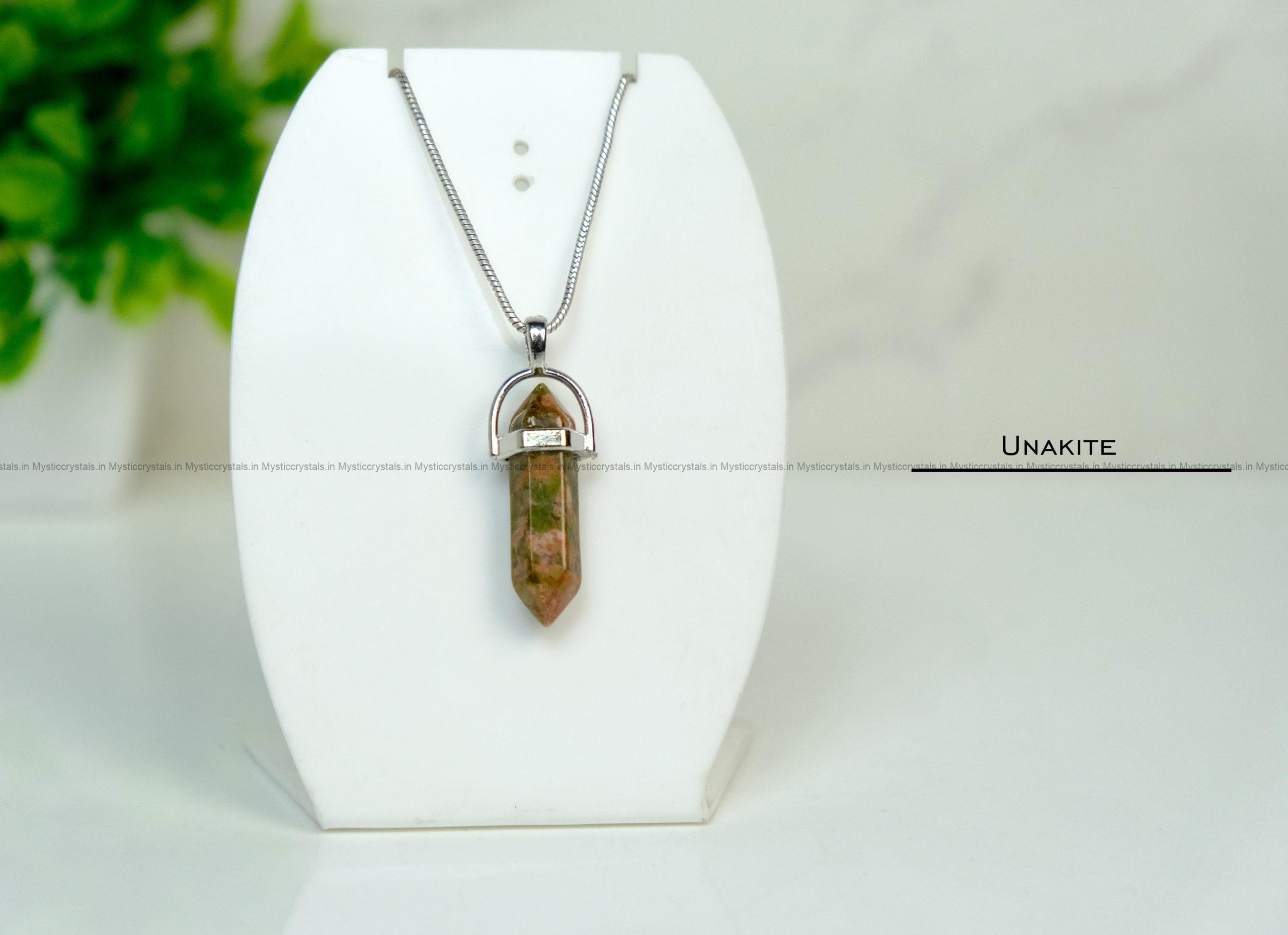 Unakite Pointer Pendant