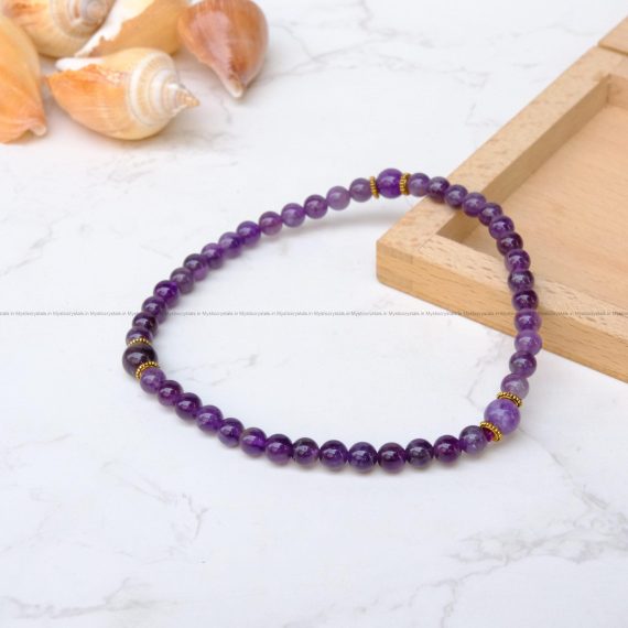 Amethyst Anklet