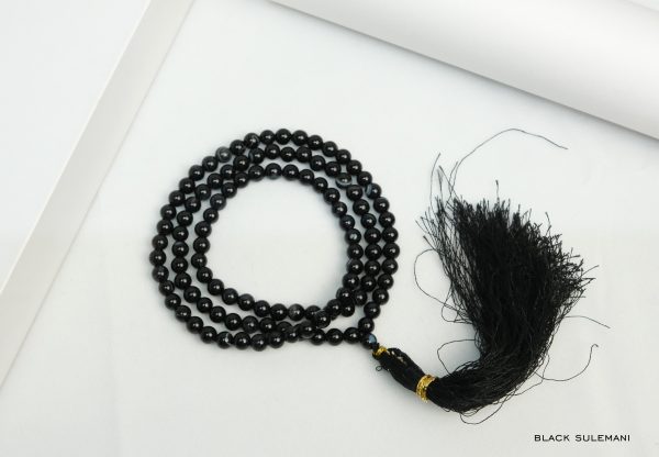 Black Sulemani Mala 6 mm