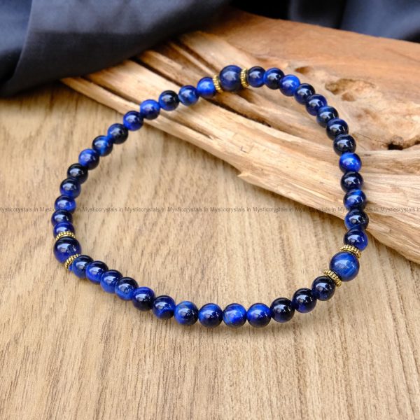 Blue Tiger Eye Anklet