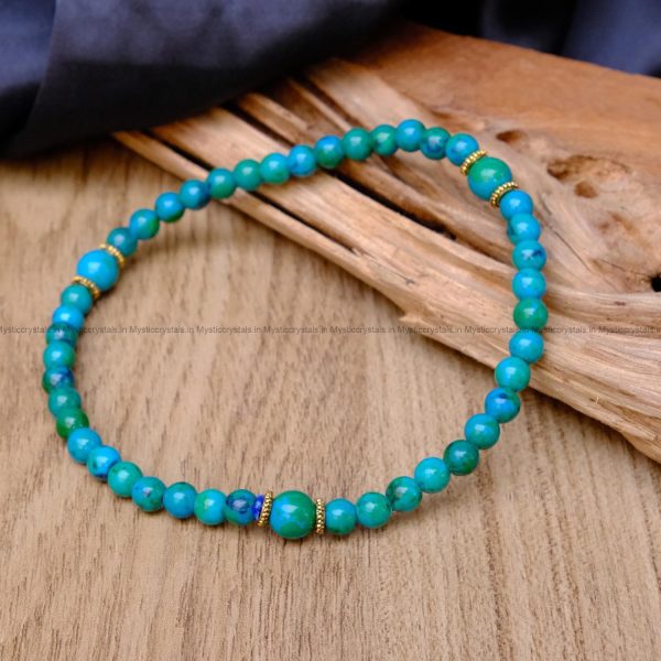 Chrysocholla Anklet