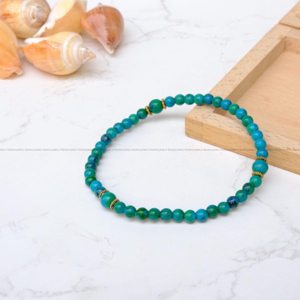 Chrysocholla Anklet