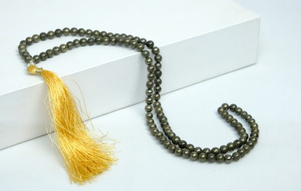 Golden Pyrite Mala 6 mm
