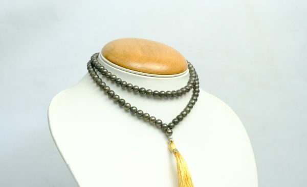 Golden Pyrite Mala 6 mm