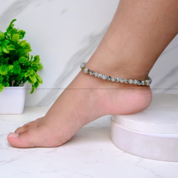 Kiwi Jasper Anklet