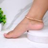 Peach Moonstone Anklet