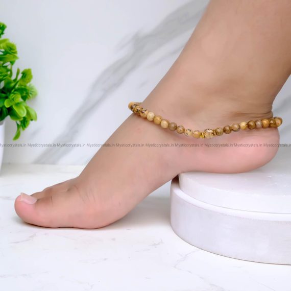 Picture Jasper Anklet