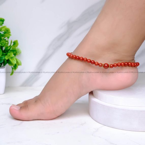 Red Jasper Anklet