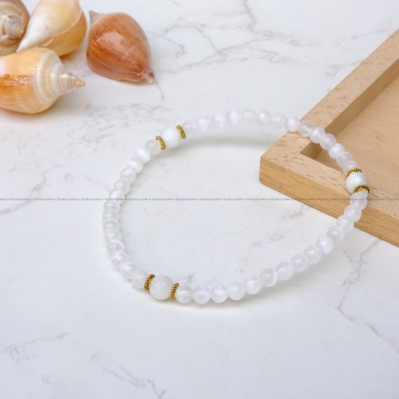 Selenite Anklet