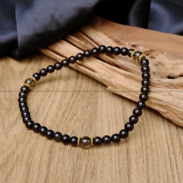 Smoky Quartz Anklet