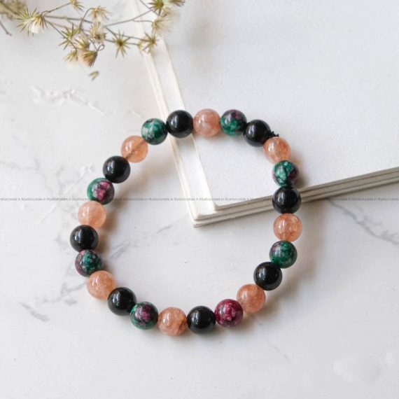 Natural Healing Crystal stone Bracelet for energizing Planet SUN