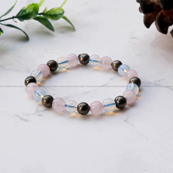 Natural Healing Crystal stone 8 mm unisex Bead Bracelet for energizing Planet VENUS