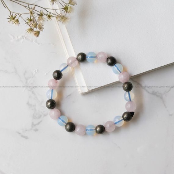 Natural Healing Crystal stone 8 mm unisex Bead Bracelet for energizing Planet VENUS