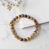 Natural Healing Crystal stone 8 mm unisex Bead Bracelet for calming Planet ketu