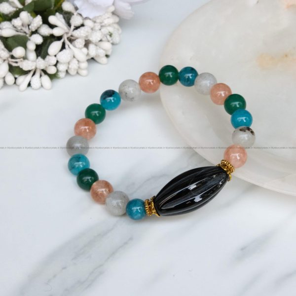 Aquarius Zodiac Sign Healing Crystal Bracelet