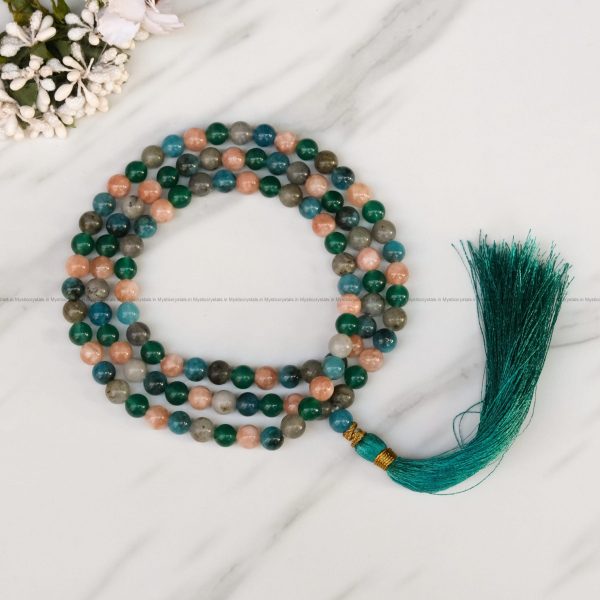 Aquarius Zodiac Sign Healing Crystal Mala