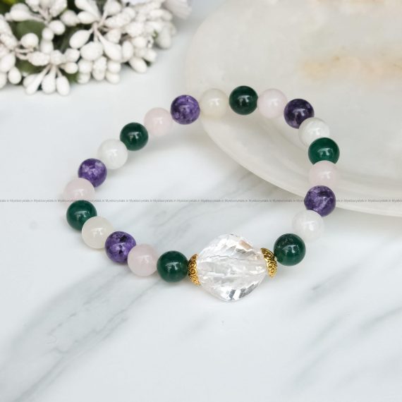 Libra Zodiac Sign Healing Crystal Bracelet