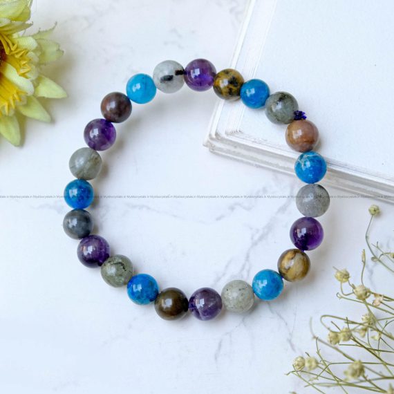 Healing Crystal Bracelet for Third Eye Chakra