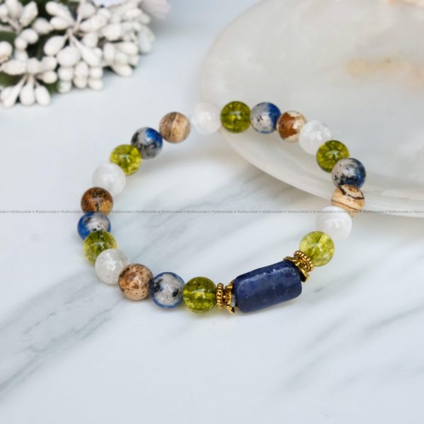 Virgo Zodiac Sign Healing Crystal Bracelet