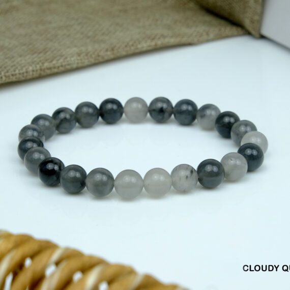 Cloudy Quartz Crystal Bracelet