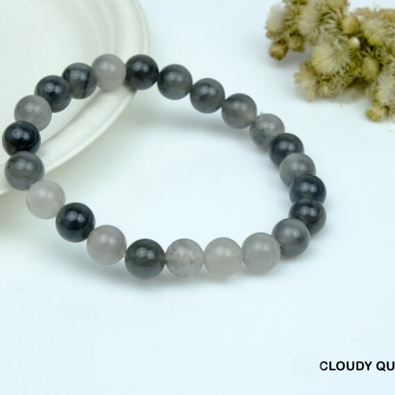 Cloudy Quartz Crystal Bracelet