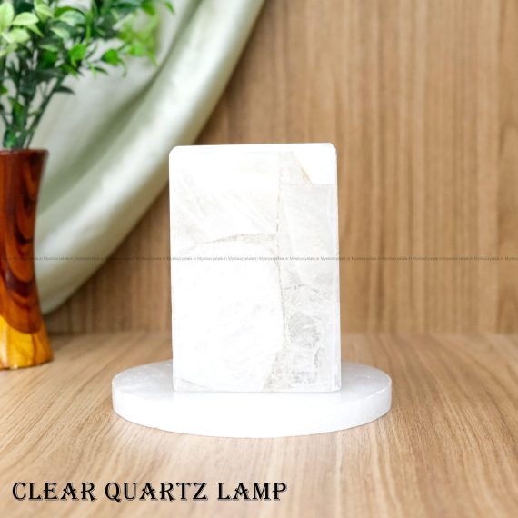 Clear Quartz Crystal Lamp