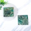 Green Aventurine (Dark) Square Coaster