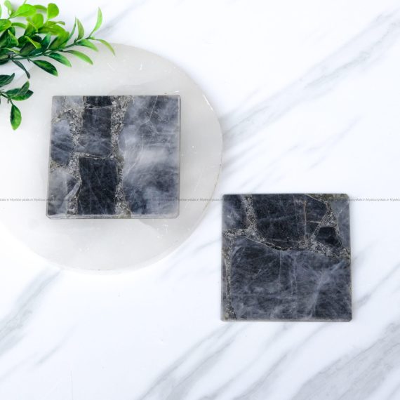 Grey Aventurine Square Coaster