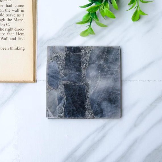 Grey Aventurine Square Coaster