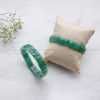 Green Strawberry Rectangle Faceted Bracelet