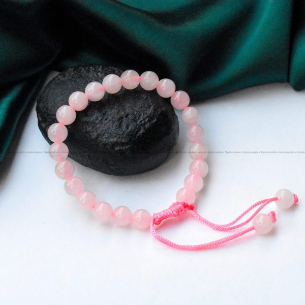Rose Quartz Adjustable Bracelet