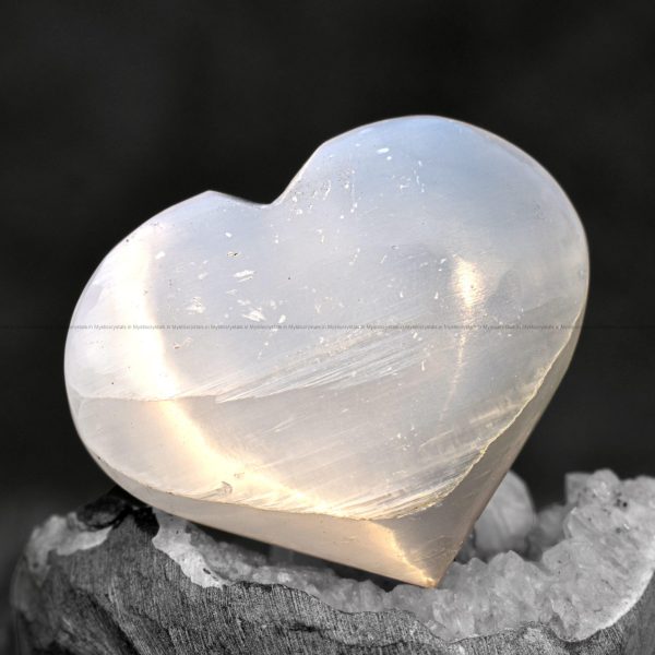 Selenite Heart