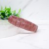 Strawberry Quartz Rectangle Faceted Bracelet