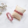 Strawberry Quartz Rectangle Faceted Bracelet