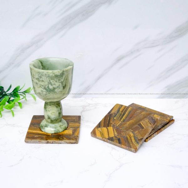 Tiger Eye Square Coaster