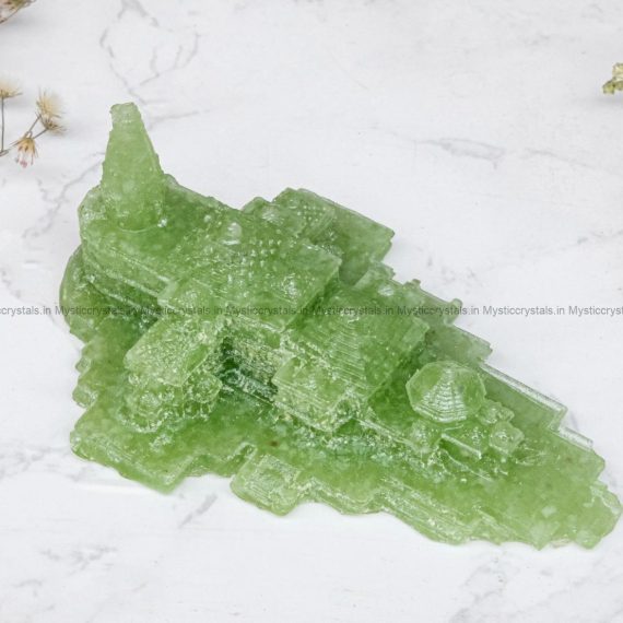 Green Aventurine Ram Mandir Model