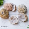 Wish Caves Clear Quartz Geode Pair (Big)