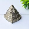 Golden Pyrite Pyramid Shree Yantra