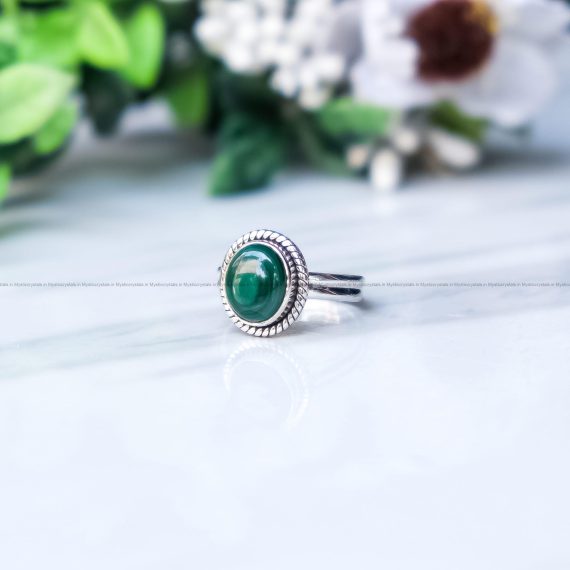 Malachite Rings
